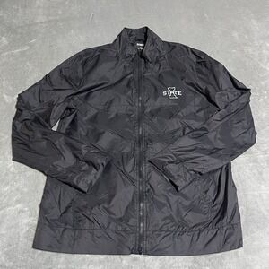Iowa State Cyclones Jacket Adult Large Black Full Zip Windbreaker